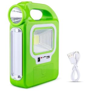 Linterna solar 3 en 1 recargable por USB más brillante COB_1