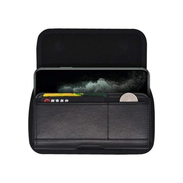 Funda de nailon para teléfono celular funda con clip para_2