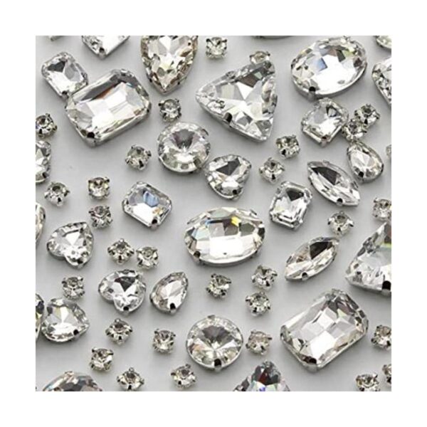 TANOSII 100 diamantes de imitación para coser formas_1