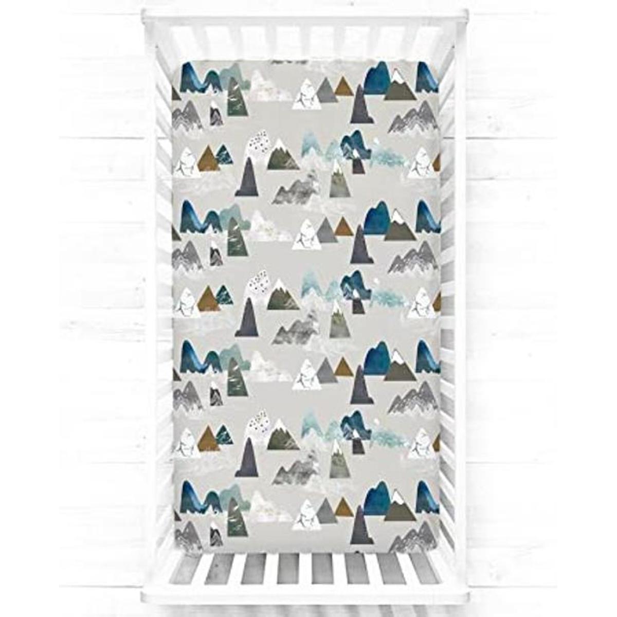 Sábana de cuna para bebé niño de montaña sábanas de cama