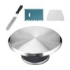 TangChu Tocadiscos giratorios para tartas de aluminio_1