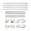 TAKTOPEAK Kit de cubierta decorativa de PVC de 3 pulgadas_1