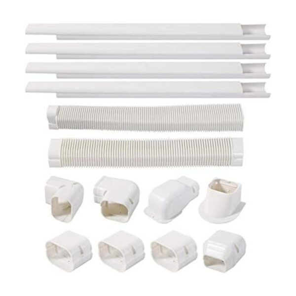 TAKTOPEAK Kit de cubierta decorativa de PVC de 3 pulgadas_1