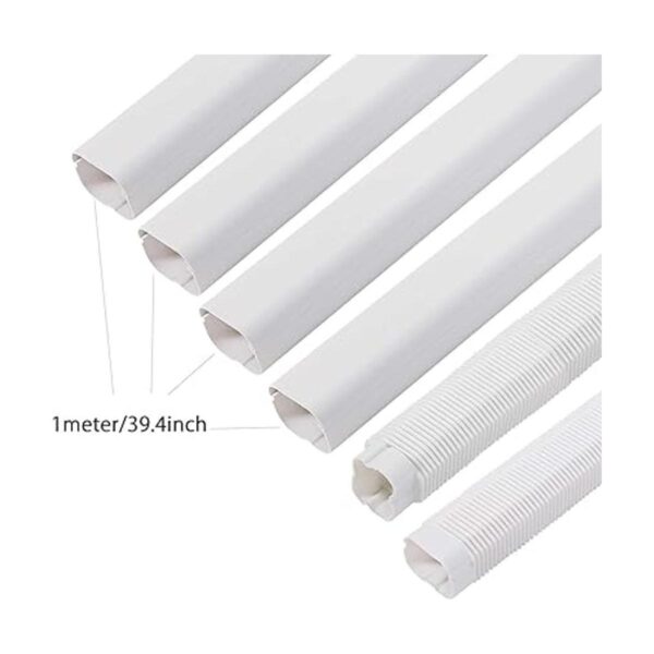 TAKTOPEAK Kit de cubierta decorativa de PVC de 3 pulgadas_2