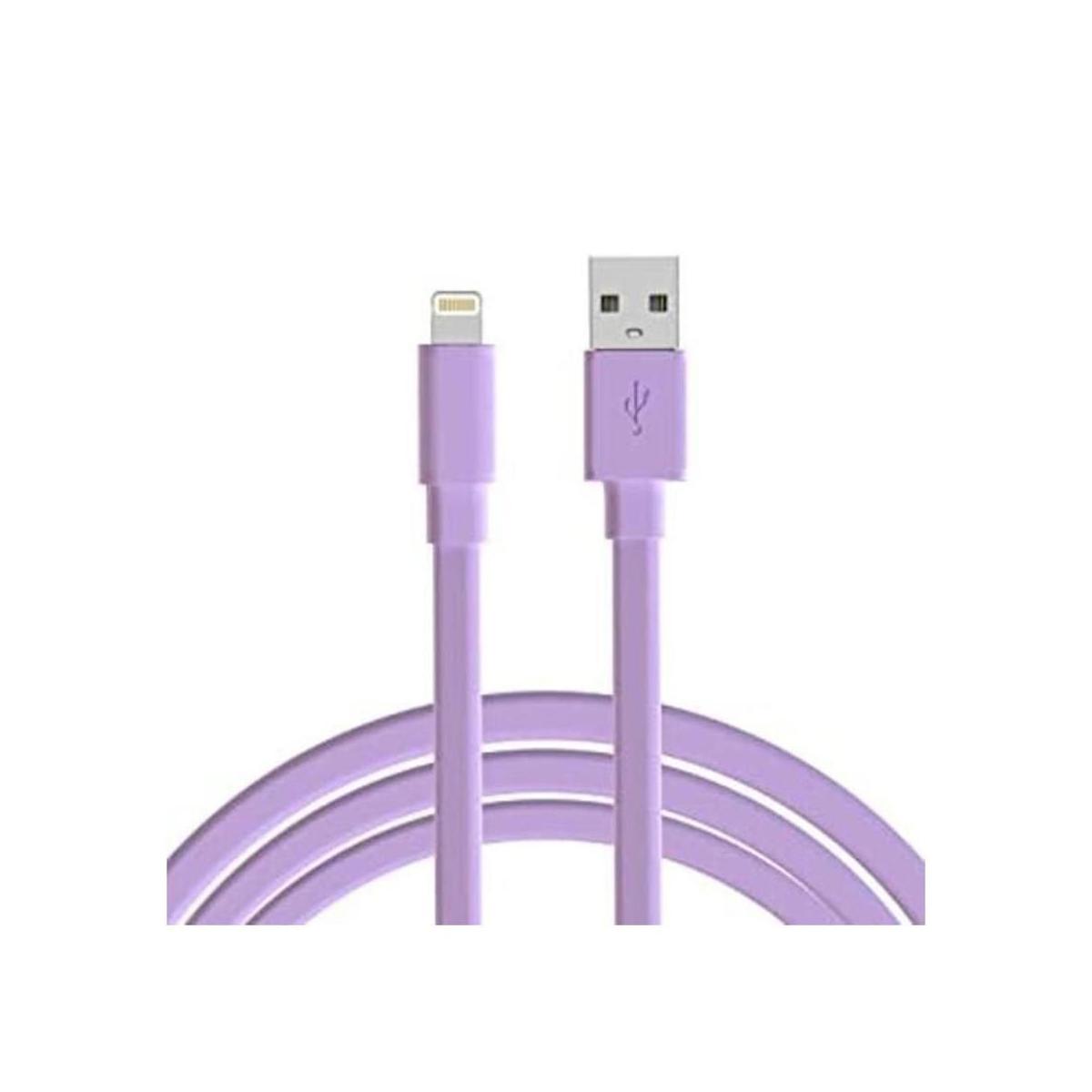 TALK WORKS Cable de carga Lightning plano compatible con