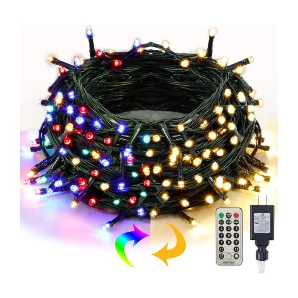Twinkle Star Tira de luces de Navidad 66 pies 200 luces_1