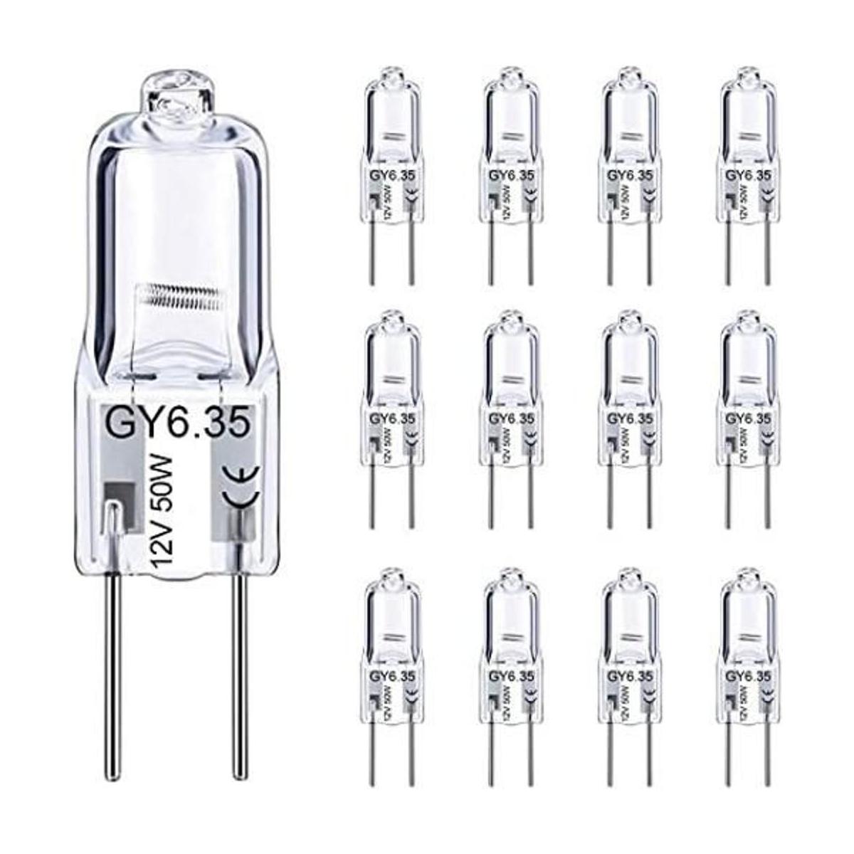 GY6.35 Bombillas halógenas de 12 voltios 50 vatios