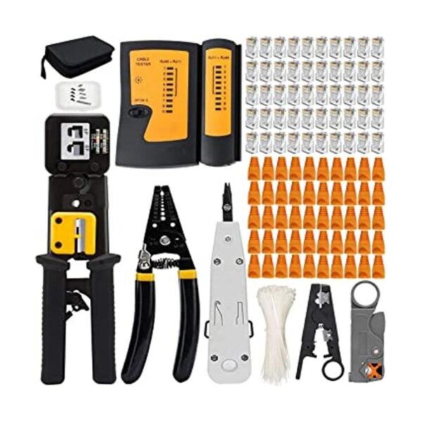 TAIWAIN CAT5 CAT6 RJ45 Kit de herramientas de crimpado Lan