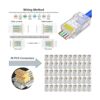 TAIWAIN CAT5 CAT6 RJ45 Kit de herramientas de crimpado Lan