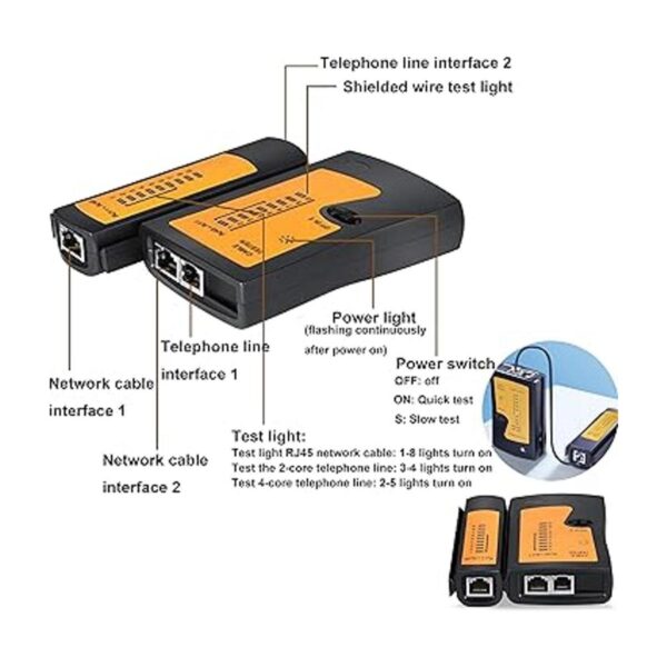 TAIWAIN CAT5 CAT6 RJ45 Kit de herramientas de crimpado Lan