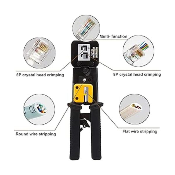 TAIWAIN CAT5 CAT6 RJ45 Kit de herramientas de crimpado Lan