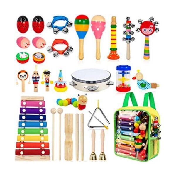 Instrumentos musicales para niños 33 piezas 18 tipos_1