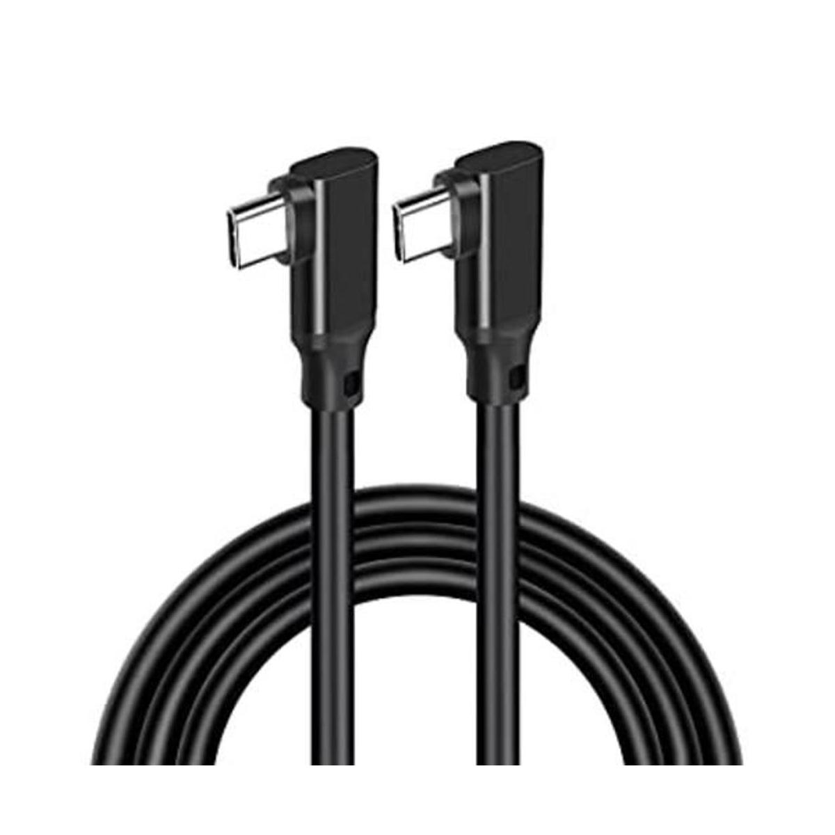 Cable USB C a USB C de 90 grados de 6.6 pies tipo 3.1