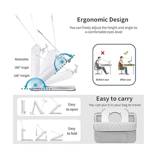 TACOMEGE Soporte de tableta de dibujo pesado de aluminio_4