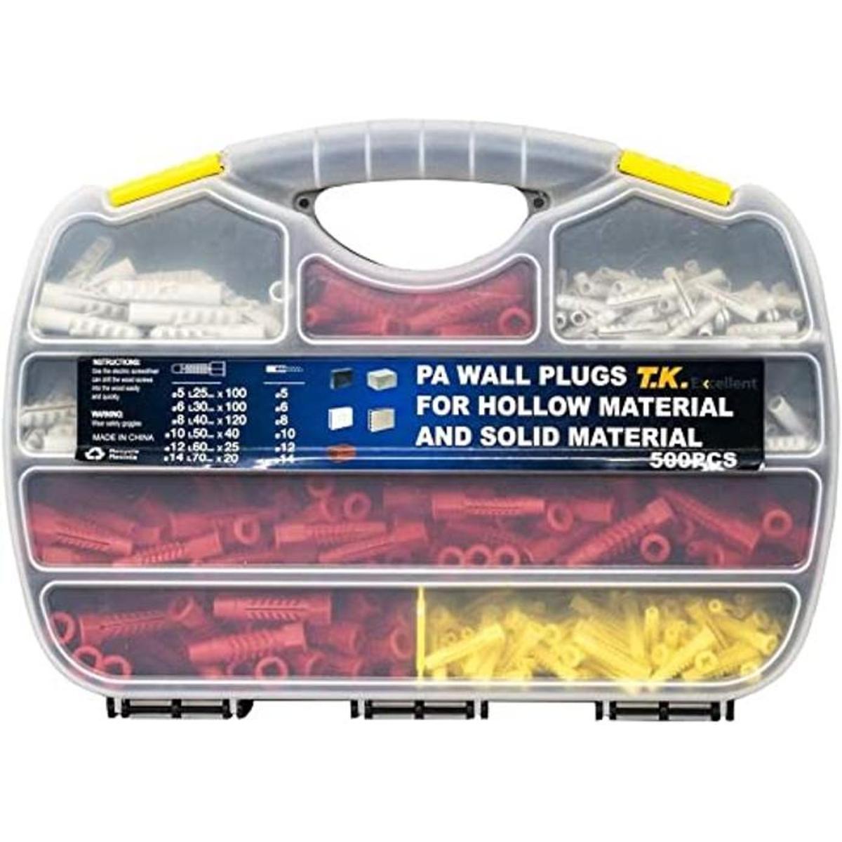 T.K. Excelente kit de tapones de pared PA para material