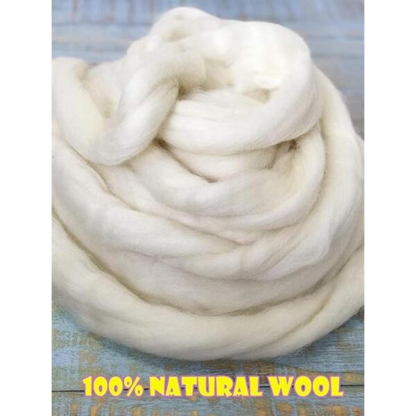 T.F GHG 1LB 100 lana natural relleno de lana súper