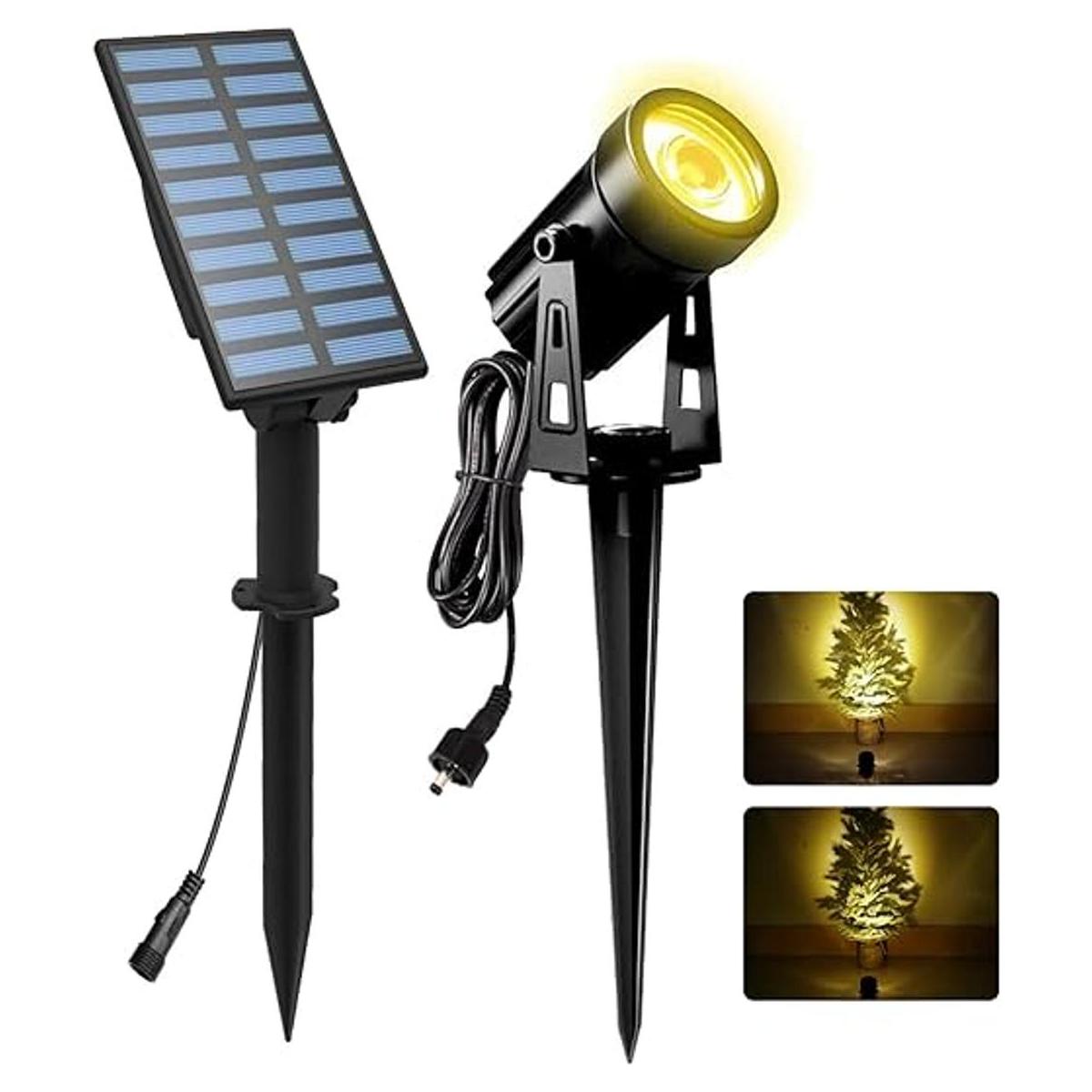 TSUNUS Focos solares para paisaje luz solar IP65