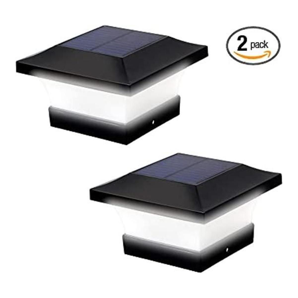 TSUN Luces solares luces solares impermeables para postes