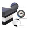 TSUN Luces solares luces solares impermeables para postes_6