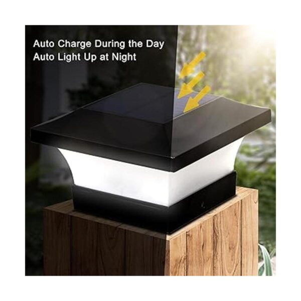 TSUN Luces solares luces solares impermeables para postes_2