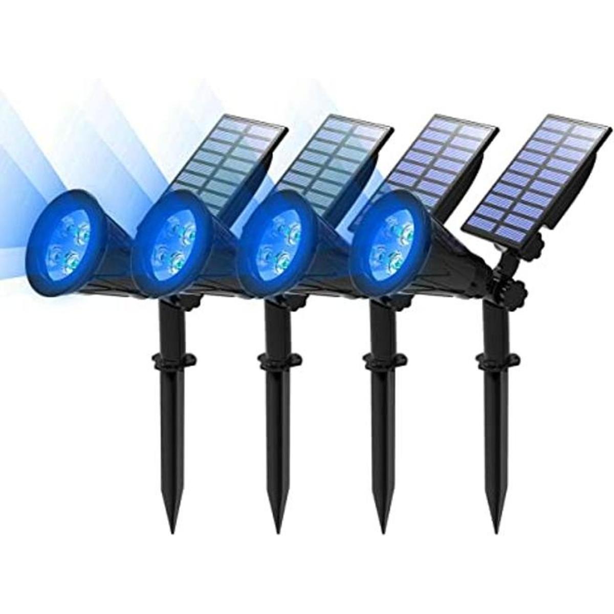 TSUN Foco solar para paisaje 4 unidades Plástico