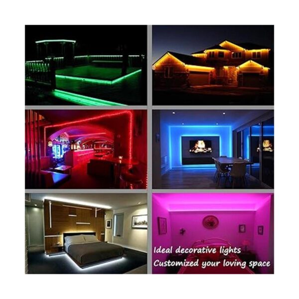 Tira de luces LED de 16.4 pies tira de luz RGB flexible_3