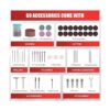 TOOLSPACE Kit de herramientas rotativas inalámbricas de_2