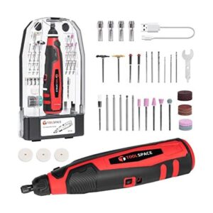 TOOLSPACE Kit de herramientas rotativas inalámbricas de_1