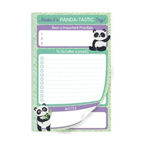 Panda Bloc de notas de lista de tareas 50 hojas de 5.5 x_1