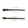 Juego de 2 cables DT de 2 pines macho hembra para luces_2