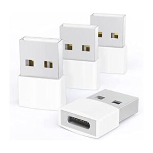 Syntech Paquete de 4 adaptadores USB a USB C convertidor_1