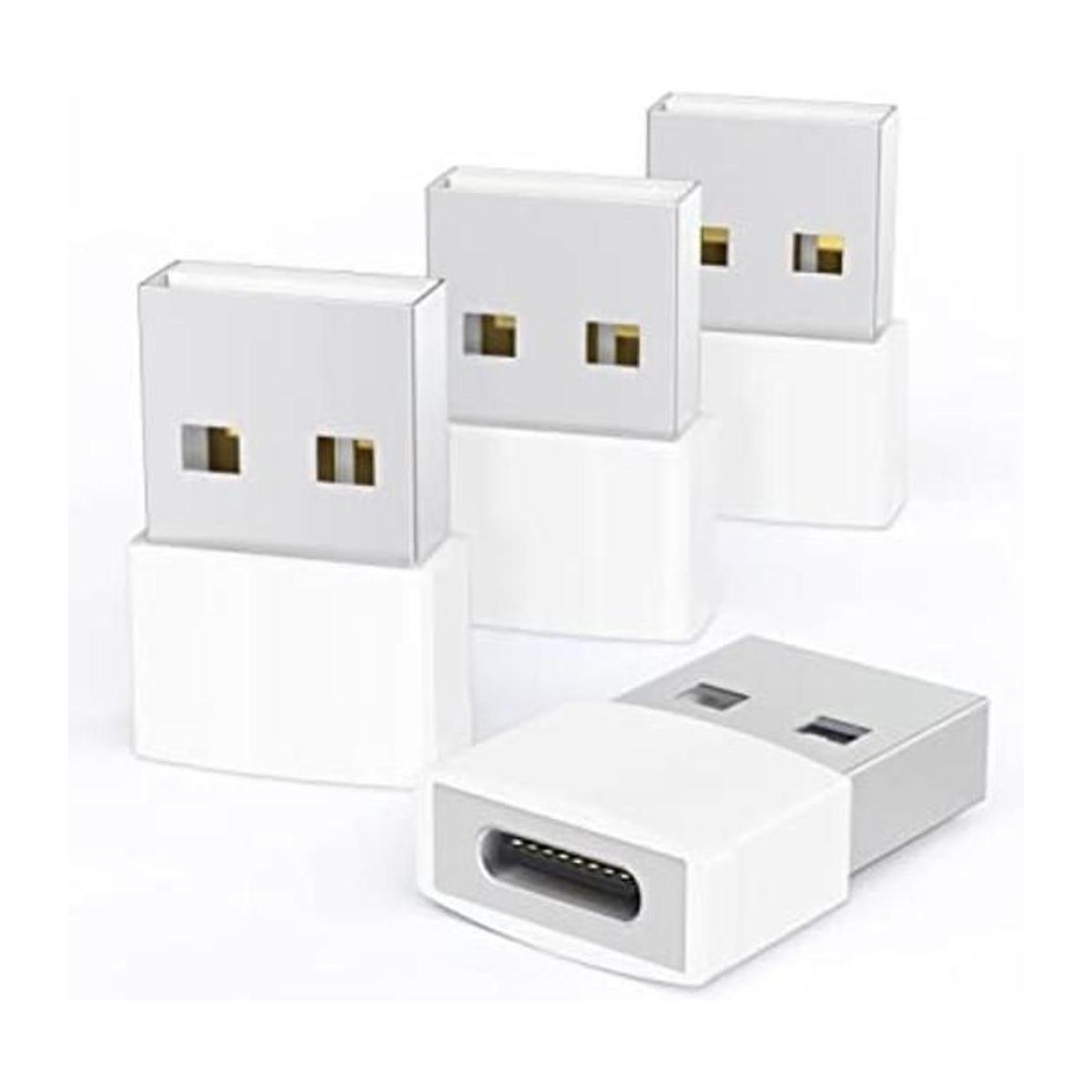 Syntech Paquete de 4 adaptadores USB a USB C convertidor