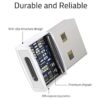 Syntech Paquete de 4 adaptadores USB a USB C convertidor_6