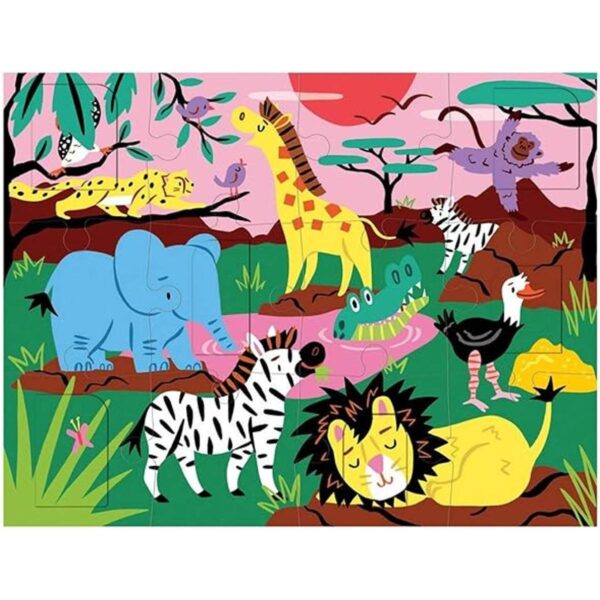 Mudpuppy On Safari LiftTheFlap Puzzle 12 piezas 18 x_2