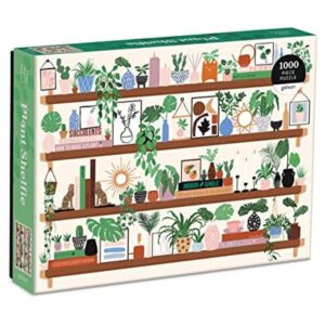 Rompecabezas de 1000 piezas con ilustración de estantes_1