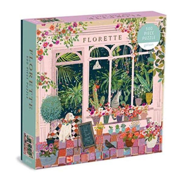 Galison Florette Rompecabezas de 500 piezas 20 x 20_1