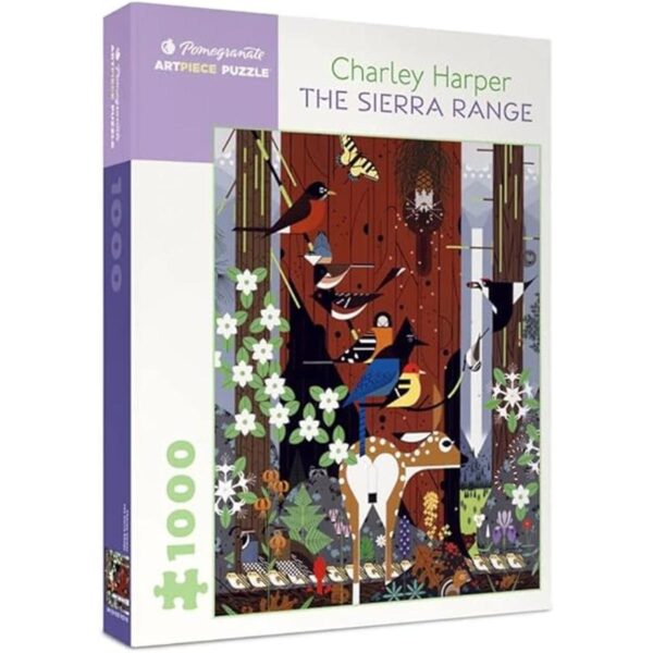 Charley Harper The Sierra Range Rompecabezas de 1000 piezas_2