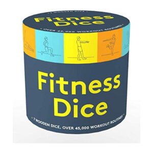 Chronicle Books Dados de fitness 7 dados de madera más_1