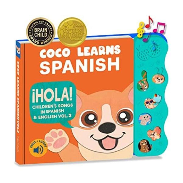 Coco Learns Spanish Vol. 2 Libro musical español y_1