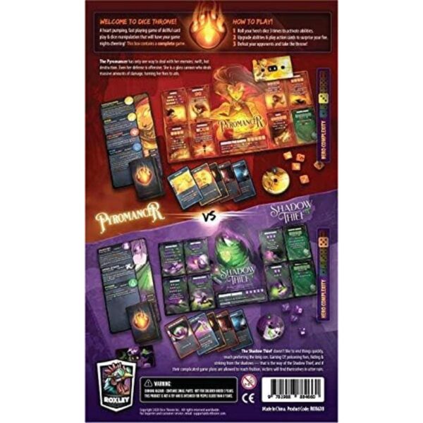 Dice Throne S1 Caja de 3 piromantes v Shadow Thief ROX638_3