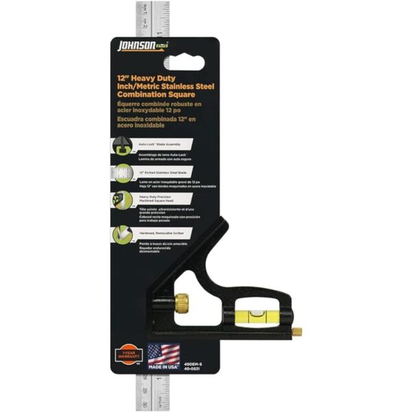 Johnson Level Tool 400EMS Cuadrado de combinación de_3
