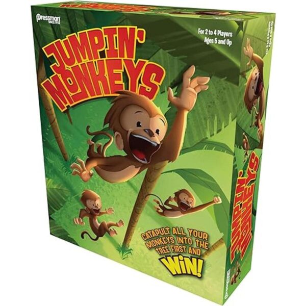 Pressman Jumpin Monkeys catapulta a tus monos al árbol_6