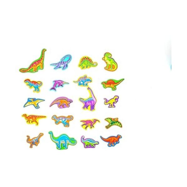 Melissa Doug Dinosaurios magnéticos de madera en una_4