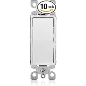 Leviton 56112WS 15A Decora Interruptor iluminado con_1