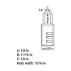 Master Lock 646T Establece tu propia cerradura de equipaje_6