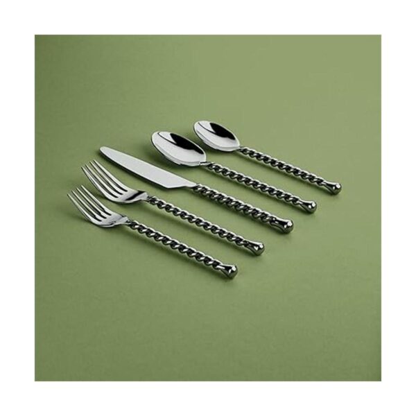 Gourmet Settings Silver Tear 20 piezas set de cubertería