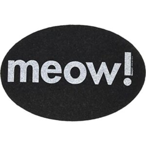 Mineral Pet m806s Negro Oval Meow reciclado hule Pet_1