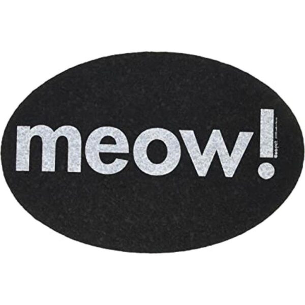 Mineral Pet m806s Negro Oval Meow reciclado hule Pet_1