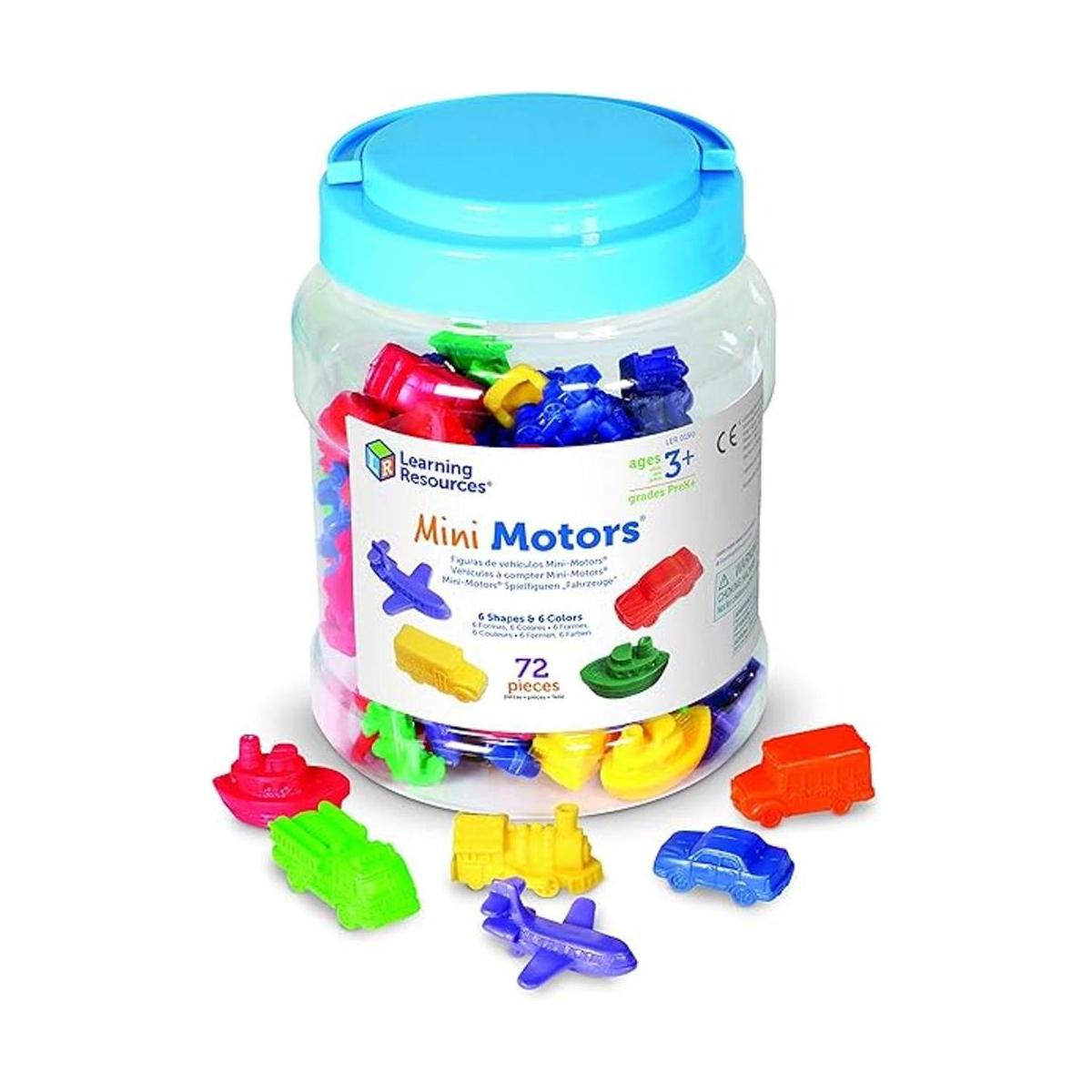 Learning Resources Mini Motors divertido juego para contar