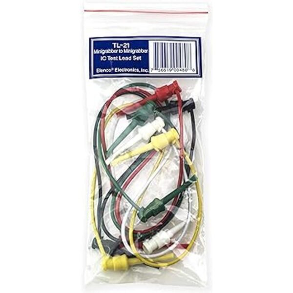 Elenco Electronics TL21 Mini Grabber para IC TEST LEAD_2